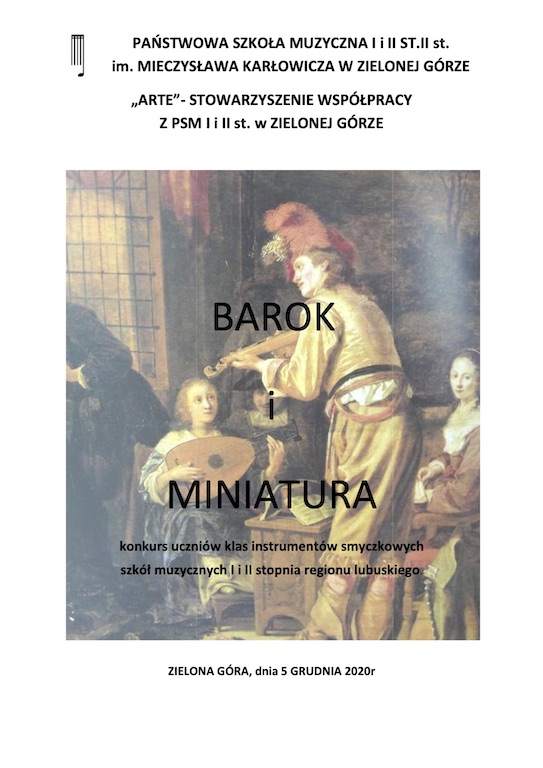Konkurs Barok i Miniatura